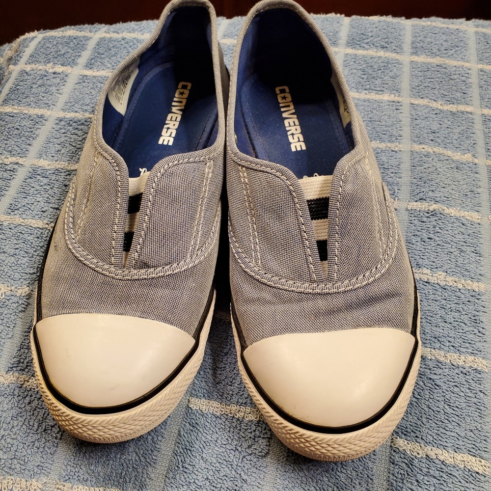 Converse All Star Slide On Denim Color Sneakers